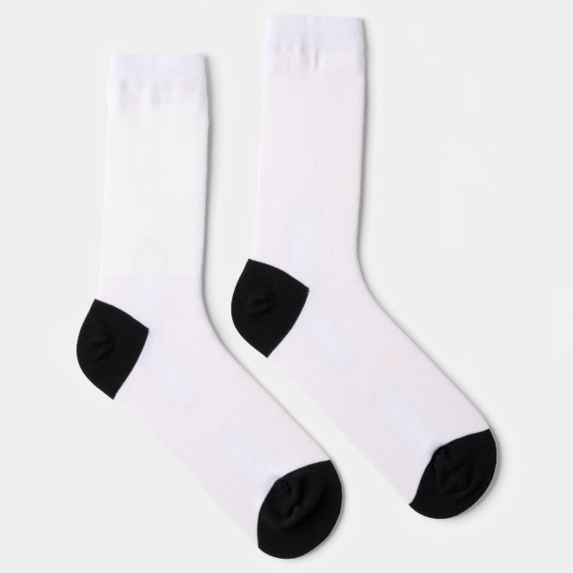 Chaussette Chaussettes blanches unies classiques pour le quot (Droite)