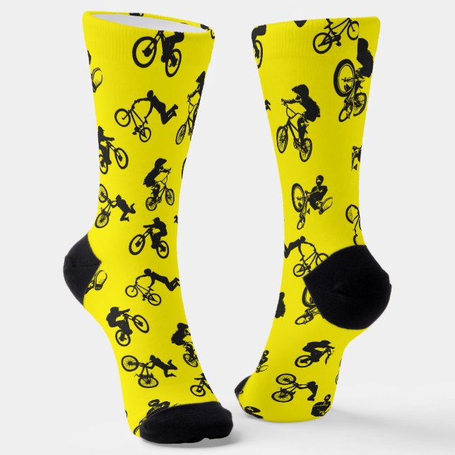 Chaussette Chaussettes Bmx - Chaussettes Bmx Jaune Freestyle (Angulaire)