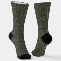 Chaussettes Brillantes Motifs Élaborés Sans Coutur