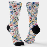 Chaussettes Brillantes Motifs Sans Couture Élaboré