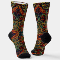 Chaussettes Brillantes Motifs Sans Couture Élaboré