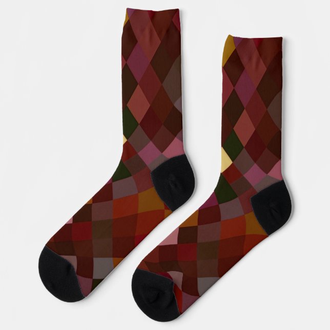 Chaussette Chaussettes Brown Pixelées (Gauche)