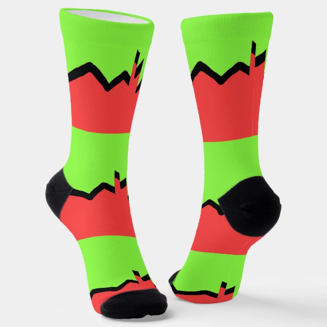 Chaussette Chaussettes Cabines folles (Angulaire)