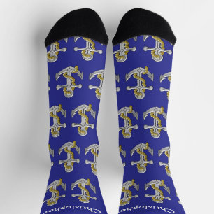 Chaussette Chaussettes Câble Et Conception Ancre