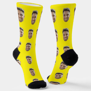 Chaussette Chaussettes Cadeau avec Photo de Visage Personnali