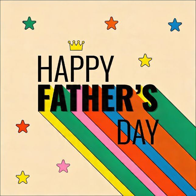 Chaussette Chaussettes Cadeau de Fête des Pères Moderne (Happy Father's Day Design!)