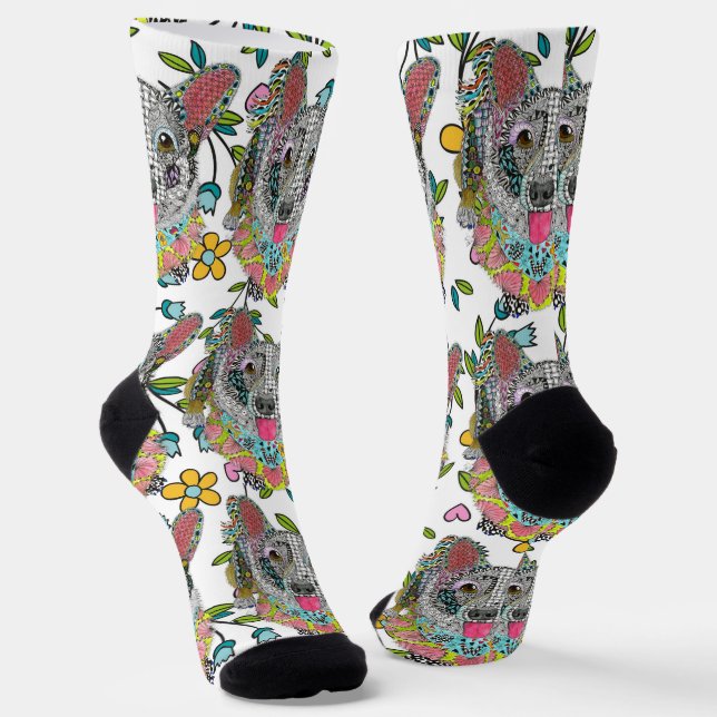 Chaussette Chaussettes Cardigan Welsh Corgi mignonnes et colo (Angulaire)