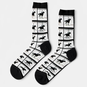 Chaussette Chaussettes - Cheval en mouvement