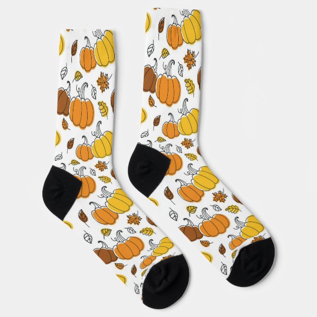 Chaussette Chaussettes Citrouille (Droite)