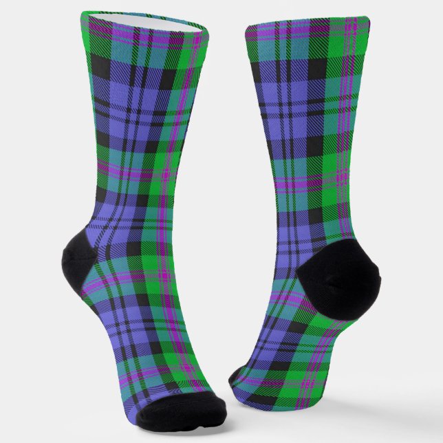 Chaussette Chaussettes Clan Baird Tartan (Angulaire)