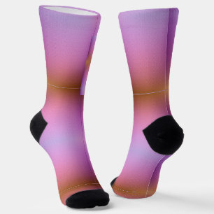 Chaussette Chaussettes colorées avec un design à dégradé