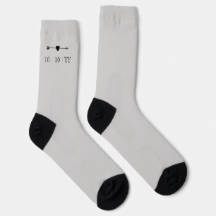 Chaussette Chaussettes commémoratives   Gris