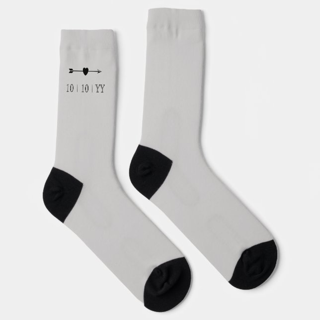 Chaussette Chaussettes commémoratives | Gris (Droite)