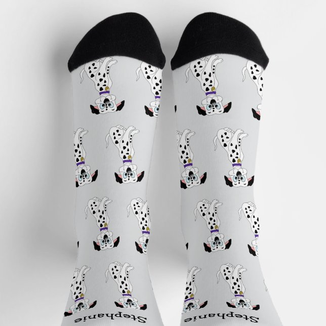 Chaussette Chaussettes Conception de Chien Dalmatien (Haut)