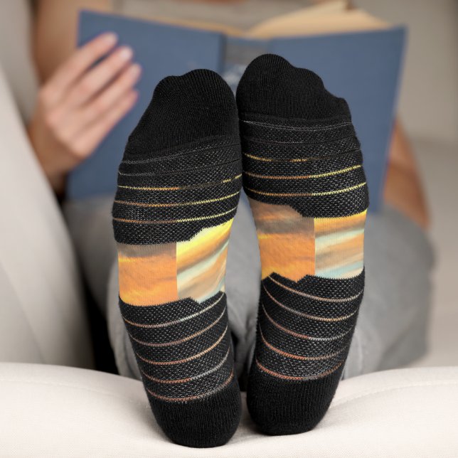 Chaussette Chaussettes coucher de soleil (Fond)