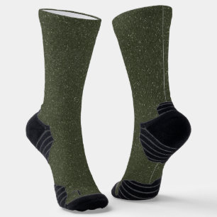 Chaussette Chaussettes d’équipage Moss Green Parties scintill