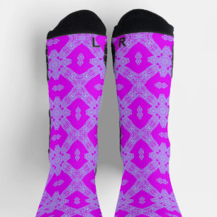 Chaussette Chaussettes d'athlétisme noir et pourpre