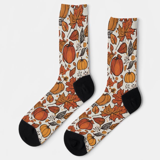 Chaussette Chaussettes d'automne (Gauche)