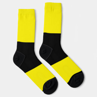 Chaussette Chaussettes de blocs de couleur - Jaune