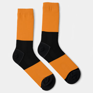 Chaussette Chaussettes de blocs de couleur - orange