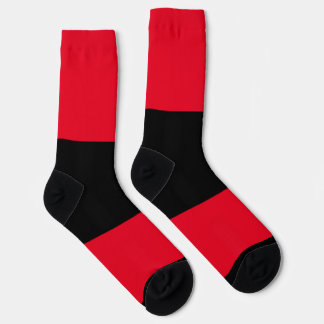 Chaussette Chaussettes de blocs de couleur - Rouge