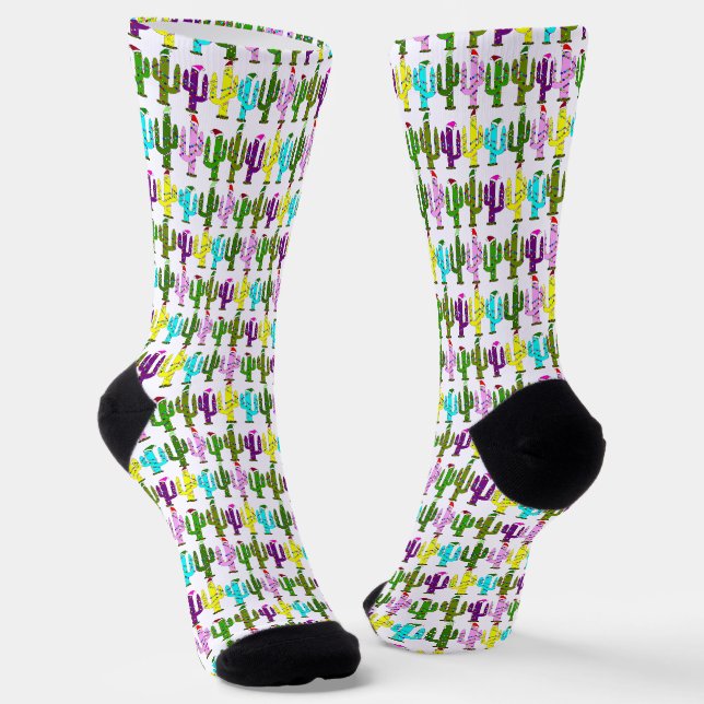 Chaussette Chaussettes de cactus de Noël (Angulaire)