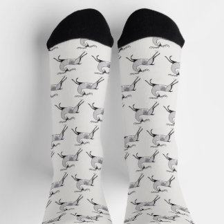 Chaussette Chaussettes de cerfs inspirées par la Grèce mycéni