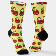 Chaussettes de cerisier en colère