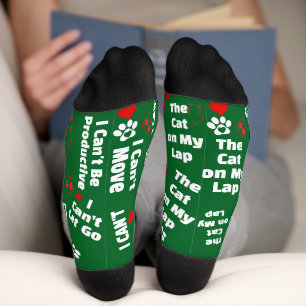 Chaussette Chaussettes de chat personnalisées pour les amoure
