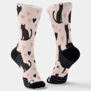 Chaussette Chaussettes de chat rose doux