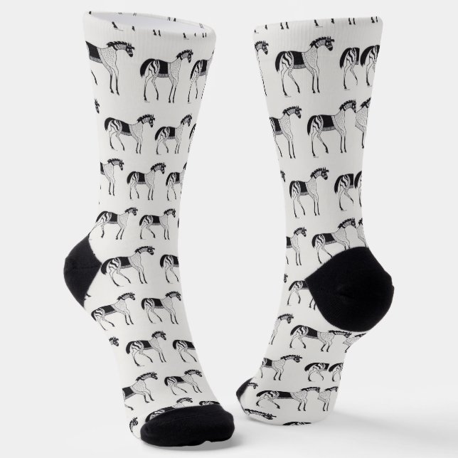 Chaussette Chaussettes de cheval inspirées de la Grèce mycéni (Angulaire)