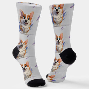 Chaussette Chaussettes de chien de Corgi