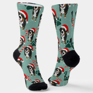 Chaussette Chaussettes de chien de montagne bernoises de Noël