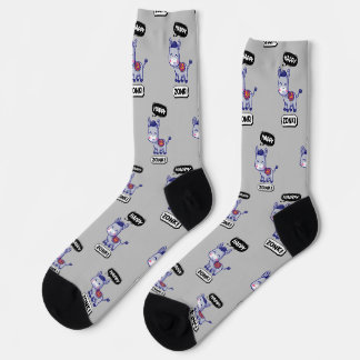 Chaussette Chaussettes de conception d'âne mignonnes