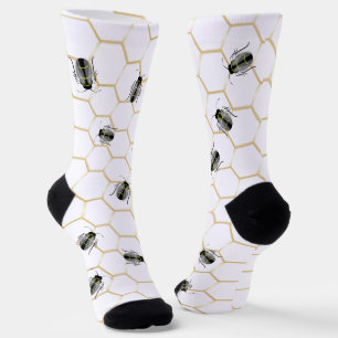 Chaussette Chaussettes de conception de peigne de miel de mie
