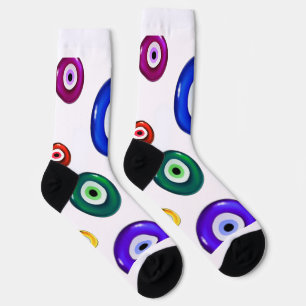 Chaussette Chaussettes de conception des yeux malveillants