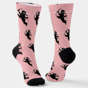 Chaussette Chaussettes de design personnalisé Cupidon avec le