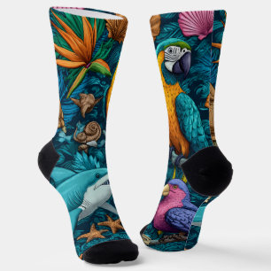 Chaussette Chaussettes de équipage d'animaux d'été enjoués Ca