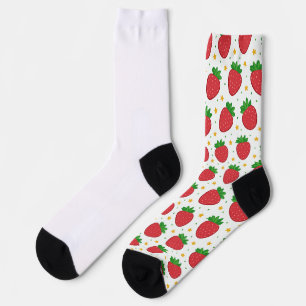 Chaussette Chaussettes de fraise mignonnes