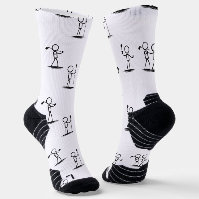 Chaussette Chaussettes de golf de l'équipage sportif de haute (Angulaire)