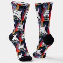 Chaussettes de guitare Stratocaster