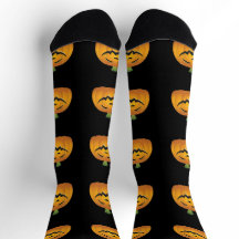 Chaussettes de Halloween Citrouille