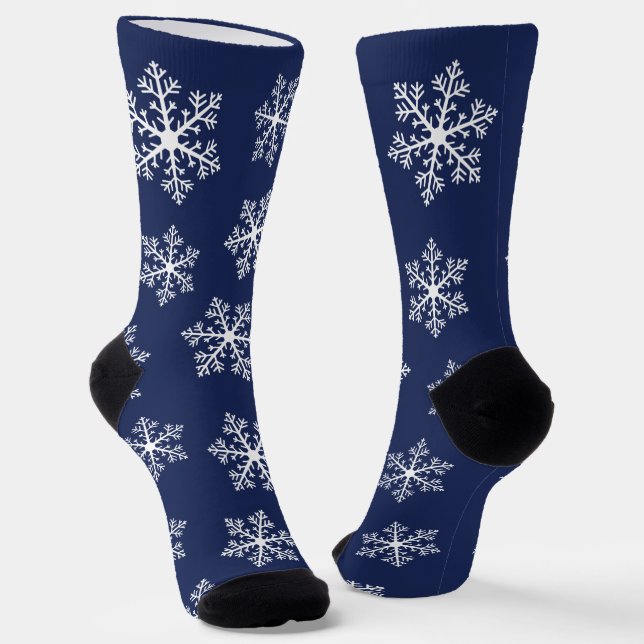 Chaussette Chaussettes de l'équipage de la marine Snowflake (Angulaire)