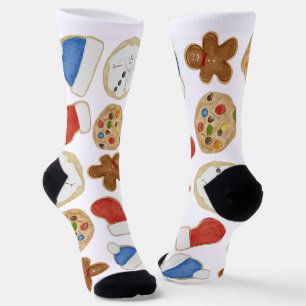 Chaussette Chaussettes de l'équipe des biscuits de vacances S