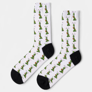 Chaussette Chaussettes de mante religieuse de dessin animé