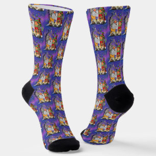 Chaussette Chaussettes de Noël Gnome Joyeuses