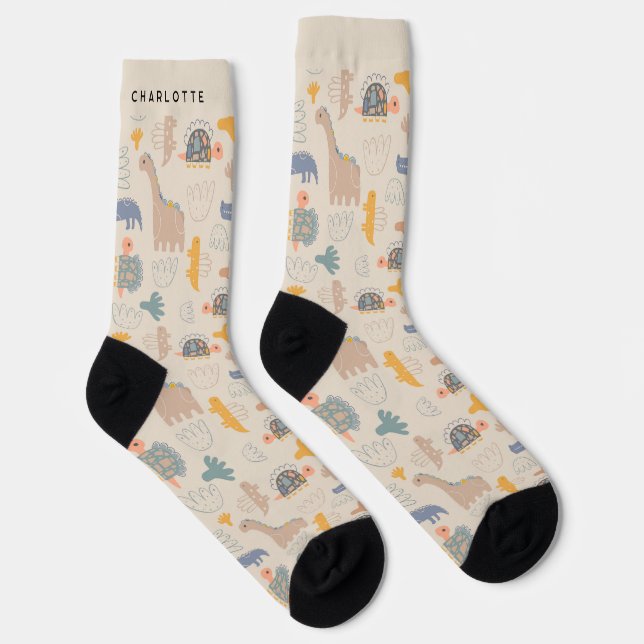 Chaussette Chaussettes de nom personnalisées (Droite)