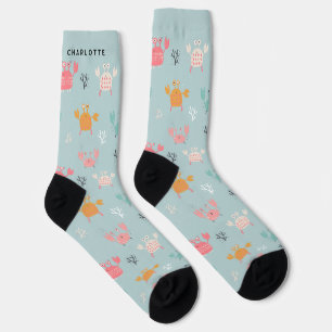 Chaussette Chaussettes de nom personnalisées