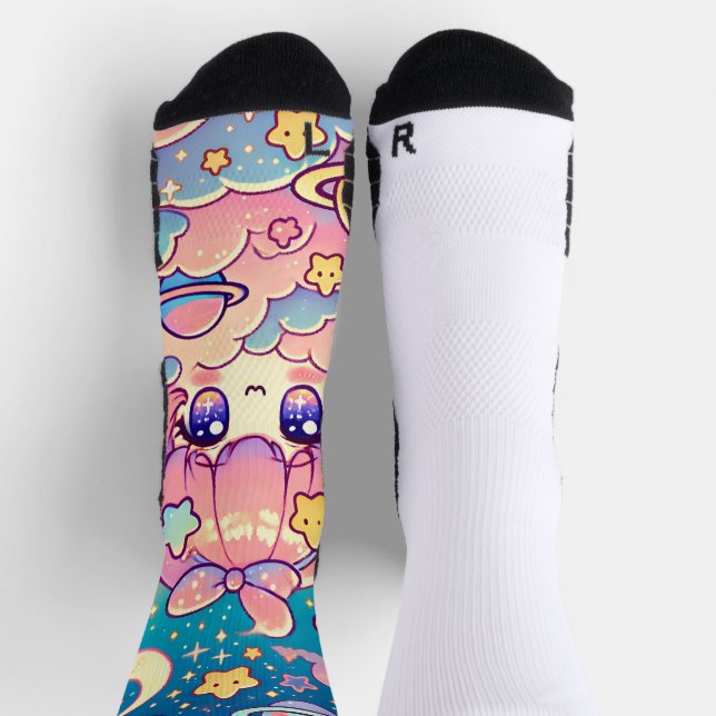 Chaussette Chaussettes de nuit Starry Kawaii (Haut)