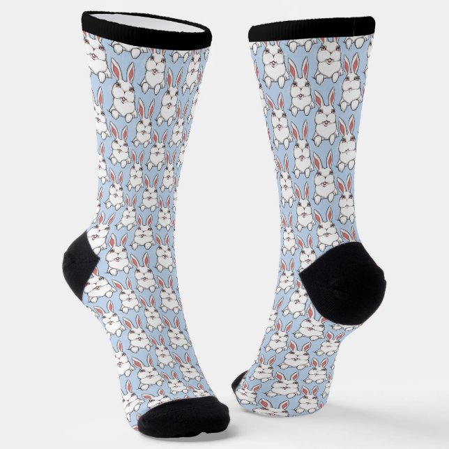 Chaussette Chaussettes de Pâques de Lapin Chaussettes de Pâqu (Angulaire)